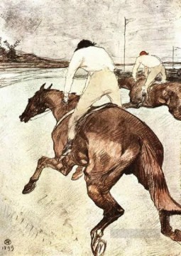 騎手 1899 トゥールーズ ロートレック アンリ・ド Oil Paintings